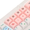 PBT Keyboard Keycaps 130 Keys Dye Sublimation Ergonomic Rich Colors