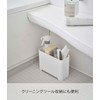 Yamazaki 5538 Bathroom Trash Can, White, Approx. W 7.9 x