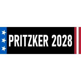 JB Pritzker 2028 Sticker Illinois Governor Pritzker for President Sticker