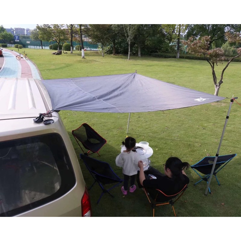 Hikeman Waterproof Camping Tarp Portable Tent Footprint with Drawstring Bag