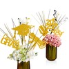 Graduation Decorations Class of 2025 23pcs Gold Grad Glitter Centerpiece