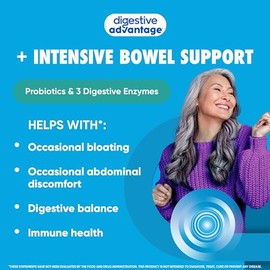 Digestive Advantage IBS Probiotics For Women and Men, Probiotics For Digestive Health & Intensive Bowel Support with Digestive Enzymes For Gut Health,