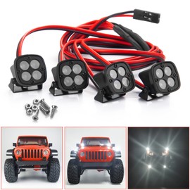 RC Crawler Lights LED Headlight Spotlight for Axial TRX-4 TRX6 SCX10 90046 RC Crawler Car (1#4)