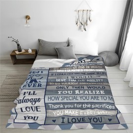 Hocgiwd Gifts for Dad, Dad Gifts, Dad Birthday Gift, Funny Dad Gifts for Birthday, Birthday Gifts for Dad, New Dad Gifts, Gifts for Dad from Daughter, Best Dad Ever Gift Ideas Blanket 60"X50"