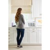 Rubbermaid Laundry Basket XL Hip-Hugger Basket 2.1-Bushel White Laundry Storage/Bathroom/Bedroom/Home