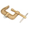 MUNEFE Welding Ground Clamp, Brass Weldings Earth Clamp, G Shape