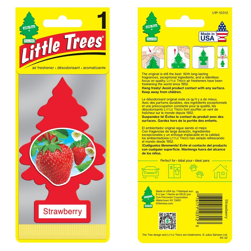LITTLE TREES Car Air Freshener | Hanging Paper Tree for