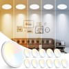 Peasur 7 inch LED Ceiling Light, 3000K/3500K/4000K/5000K/6500K Adjustable Flush Mount