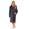 Daisy Dreamer Womens Hooded Dressing Gown Robes Flannel Fleece Long
