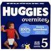 Huggies Size 5 Overnites Baby Diapers: Overnight Diapers, Size 5