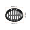 sourcing map 20Pcs 80mm/3.1in Air Vents Circular Soffit Vents, Black