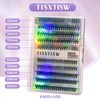 【Glue Needed】TISXTISW Eyelashes, Mixed Set，Waterproof Lash Kit natural lookLong lasting