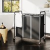 ROMOON Laundry Sorter, 3 Bag Laundry Hamper Sorter with Rolling