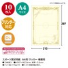 Sasagawa 10-1800 Awards Paper, Taka Mark, OA Compatible, For Soccer,