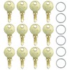 12PCS E114 Key for Toilet Paper Dispensers,E114 Paper Towel Key