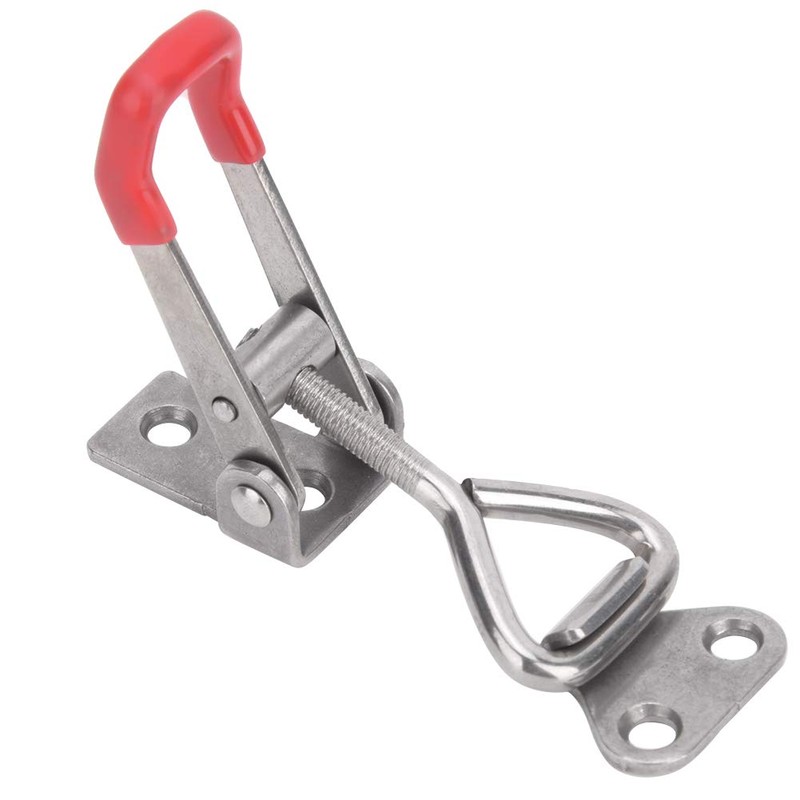 2 Pieces Adjustable Toggle Clamp Clip, 330 lbs Capacity, 304