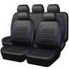 CAR PASS Universal FIT Piping Leather Car Seat Cover, for