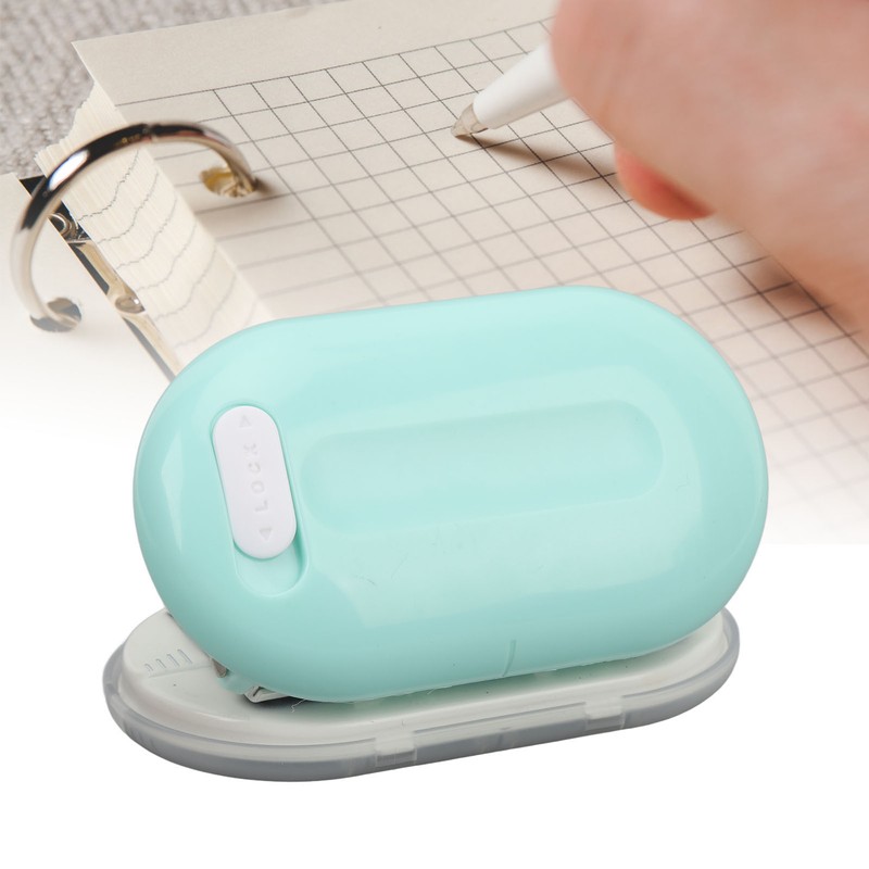 3 Hole Puncher DIY Mini Handheld Paper Punch Loose Leaf