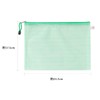 LeTradeJP 10 Pcs Zipper File Bags in 5 Colors for