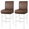 PiccoCasa Pack of 2 Bar Stool Covers, Waterproof Dining Chair