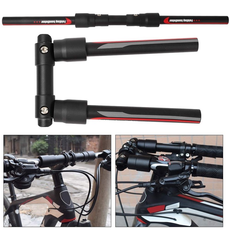 Hominas Bicycle Handlebar Foldable 25.4 mm/31.8 mm Quick Release Mountain