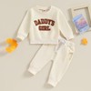 FIOMVA Daddys Girl Baby Clothes Toddler Fall Winter Outfits Sweatshirt