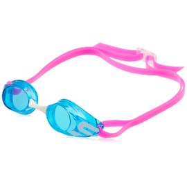 SWANS SR-11JN SKBLW Swimming Goggles, Made in Japan, Racing, Non-Cushioned, For Children 6 to 12 Years Old, Sky Blue White, One Size Fits Most