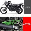 KLR650 Rear Chain Guard Cover Protector Compatible with KLR650 2008-2018,