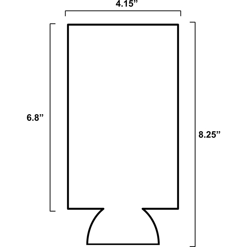 Bigfoot Funny 24/25oz. Can Coolie Designs 4 Pack