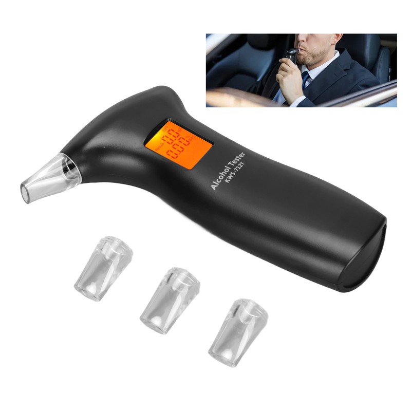 Breathalyzer Professional High Accuracy Emiconductor LED Alcohol Tester for Household