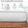 AL NOOR HOME Premium White Fitted Sheet - 100% Pure
