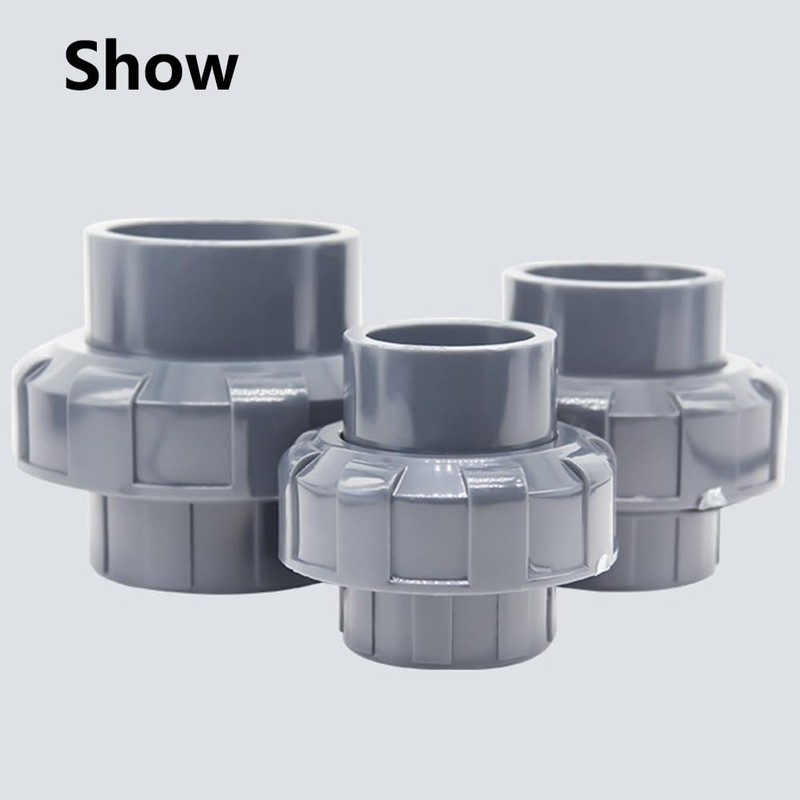 63mm x 63mm PVC Pipe Fitting Union Connector Solvent Socket,