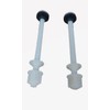 6 inch by 3/8 inch Nylon Toilet Seat Bolts with