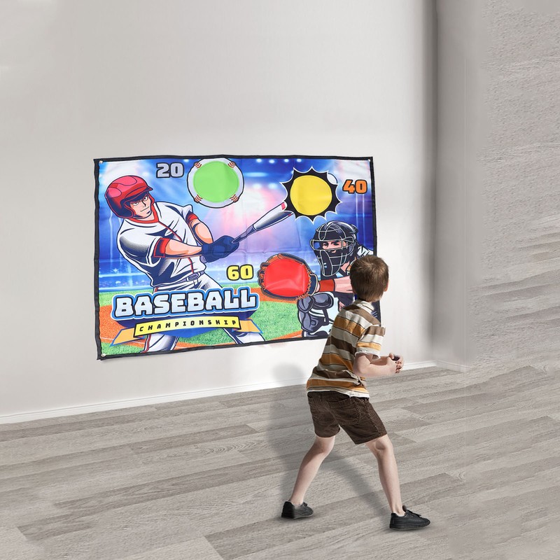 Ball Toss Target Games Parent Child Interaction Scoring Ball Throwing