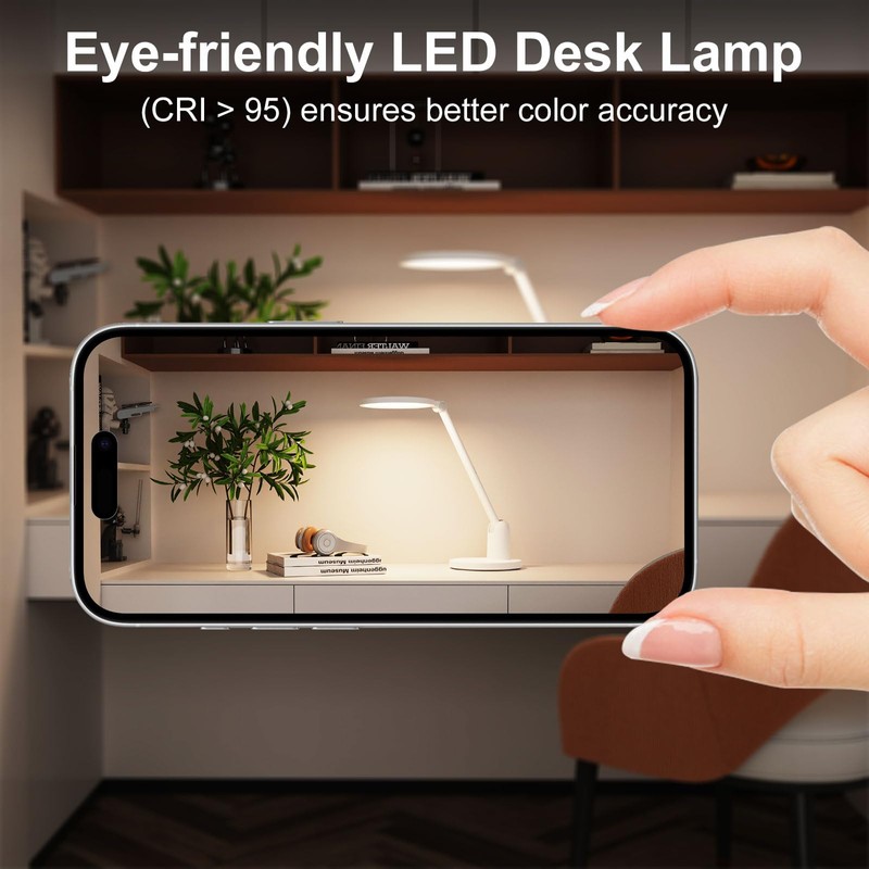 Desk Lamps for Home Office with Stable Base, 1000LM Ultra