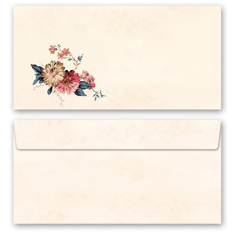 Writing Paper Sets Floral Design Flowers & Blossoms 50 Sheets