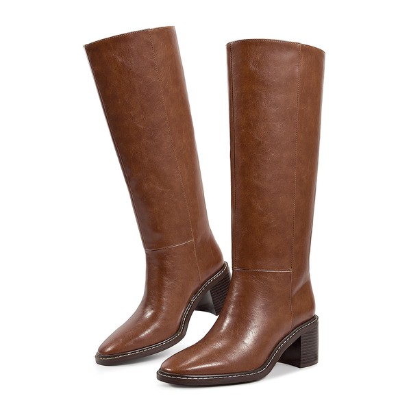 wetkiss Knee High Boots for Women Wide Calf Riding Boots