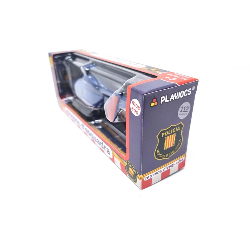 PLAYJOCS GT-8132 Helicopter Mossos Vehicle for Children and Collectors