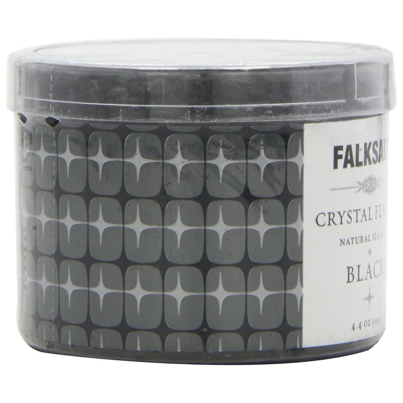 FALKSALT Altevita Mediterranean Crystal Flake Salt Black 4.3 oz (125