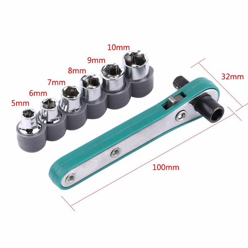 1/4 Ultra Low Mini Ratchet Grade Mini Reversible Drive Handle