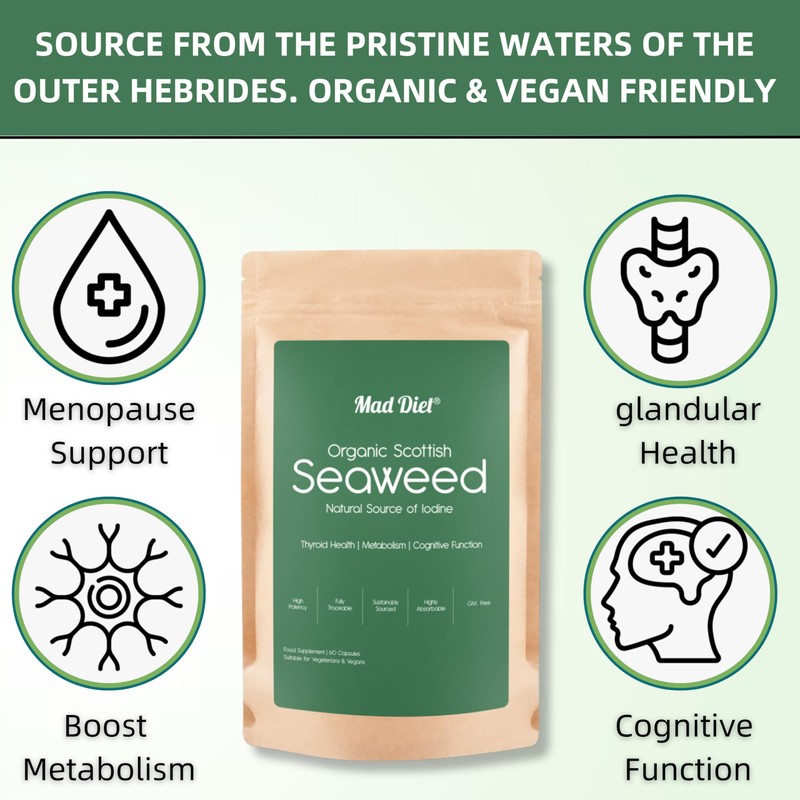 Mad Diet Organic Scottish Seaweed | Health Support | Natural
