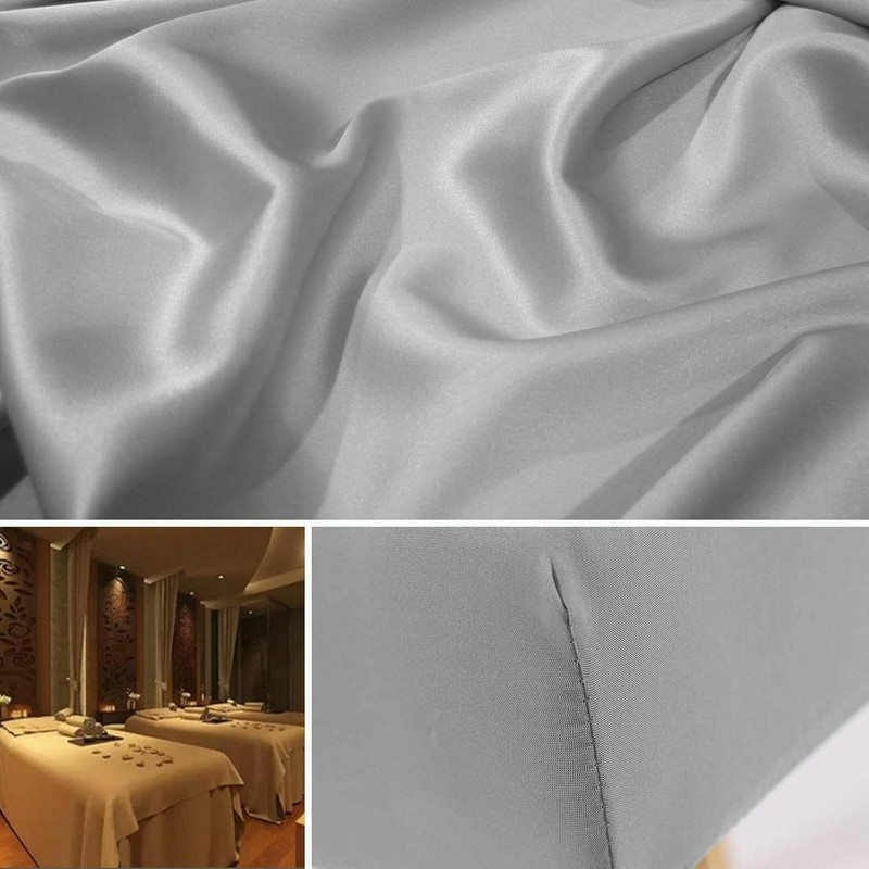 Massage Table Sheet, 27.56x74.8" Massage Bed Cover with Face Hole,Elastic