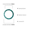 SEKORO High Temperature Fibre Washer 1 1/2"" - Pack of
