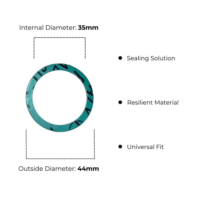 SEKORO High Temperature Fibre Washer 1 1/2"" - Pack of