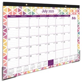 2025-2026 Desk Calendar - July 2025 to December 2026 - Desk Calendar 2025-2026 Large 17" x 12", Large Ruled Blocks, to-do List & Notes, Corner Protectors, Office Supplies Calendar for Planning