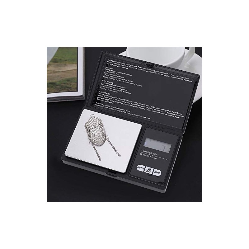Digital Scales Mini High Precision LED Digital Pocket Scales Gold