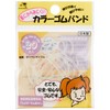 Kawamura Kintenma Kintenma Color Rubber Bands, Approx. 20 Pieces, Transparent,