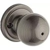 Kwikset 730CA RCAL Circa Privacy Knob in Antique Nickel
