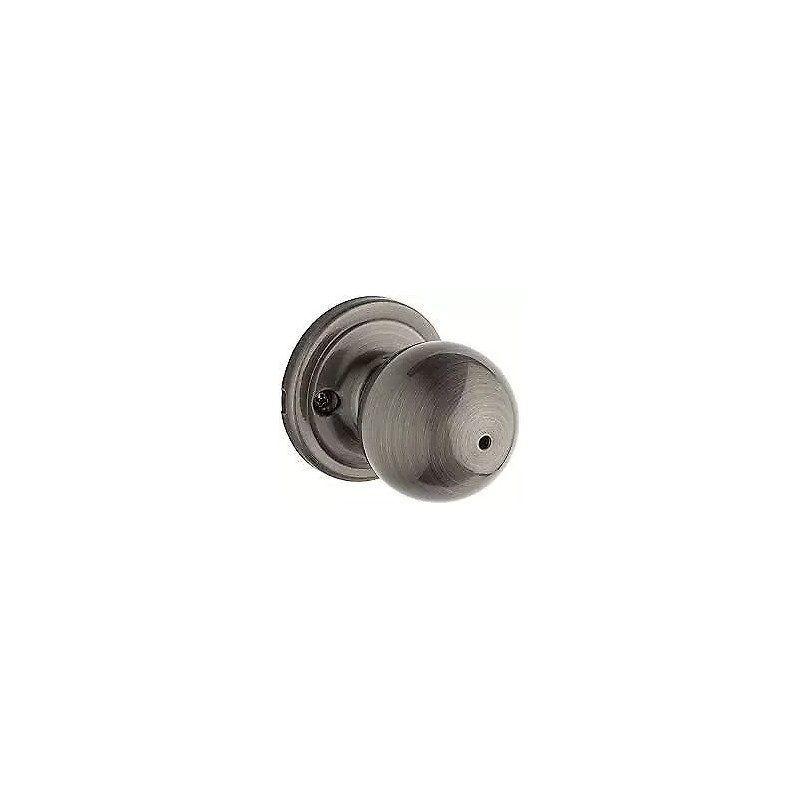 Kwikset 730CA RCAL Circa Privacy Knob in Antique Nickel