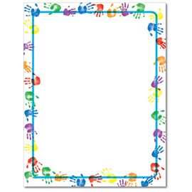 Baby Handprints Stationery Paper - 80 Sheets